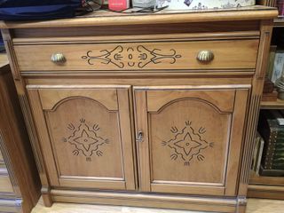 Mueble salón rústico pino macizo