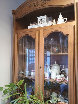 Mueble salón rústico pino macizo