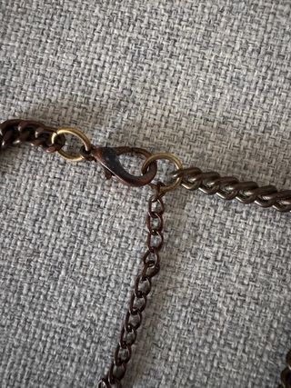 Conjunto vintage dorado envejecido