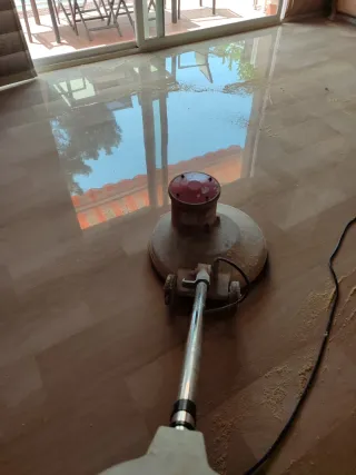 Pintor y pulidor de suelos