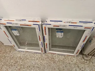 2 ventanas PVC nuevas 148x93