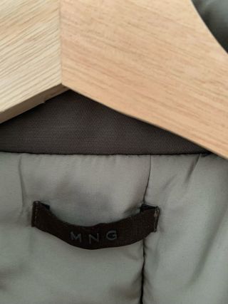 Cazadora Mango Verde Talla M Color caqui