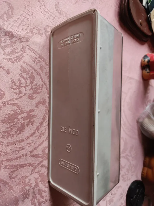 Micrófono Grundig GDM 312,hecho United Kingdom