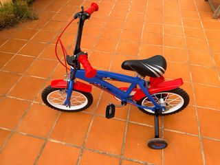 Bicicleta Spiderman niño 12 pulgadas