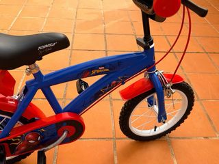 Bicicleta Spiderman niño 12 pulgadas