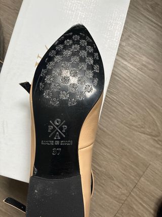 Bailarinas Popa Beige con Hebillas