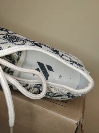 Zapatillas de tela con plataforma