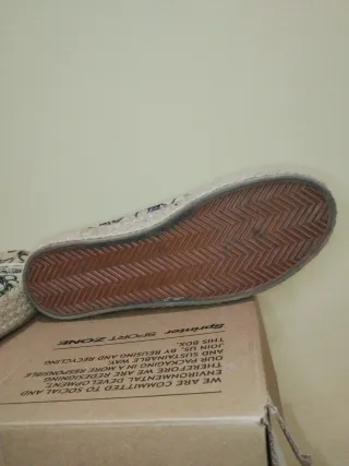 Zapatillas de tela con plataforma