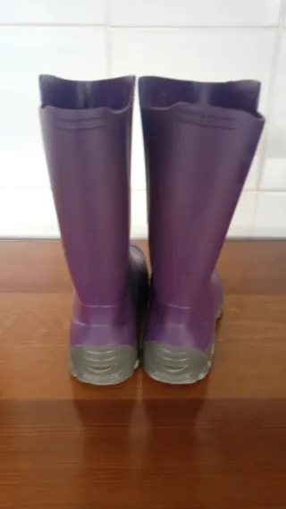 Botas de agua Solognac moradas T31/32