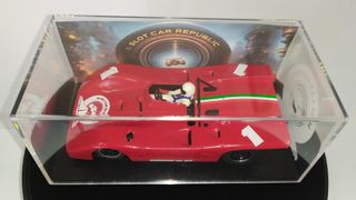 ABARTH 2000 Red N. 1 Slot Car - No Scalextric