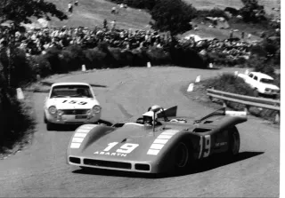 ABARTH 2000 Red N. 1 Slot Car - No Scalextric