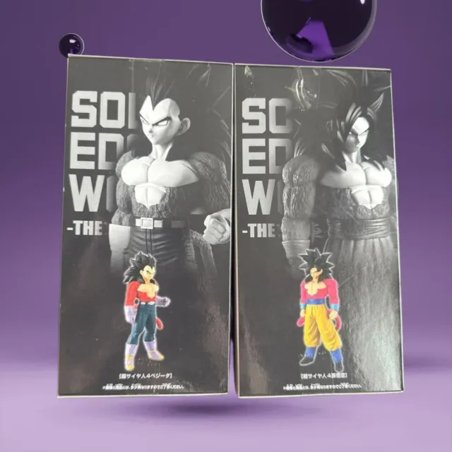 Set Dragon Ball GT Solid Edge Works Goku - Vegeta