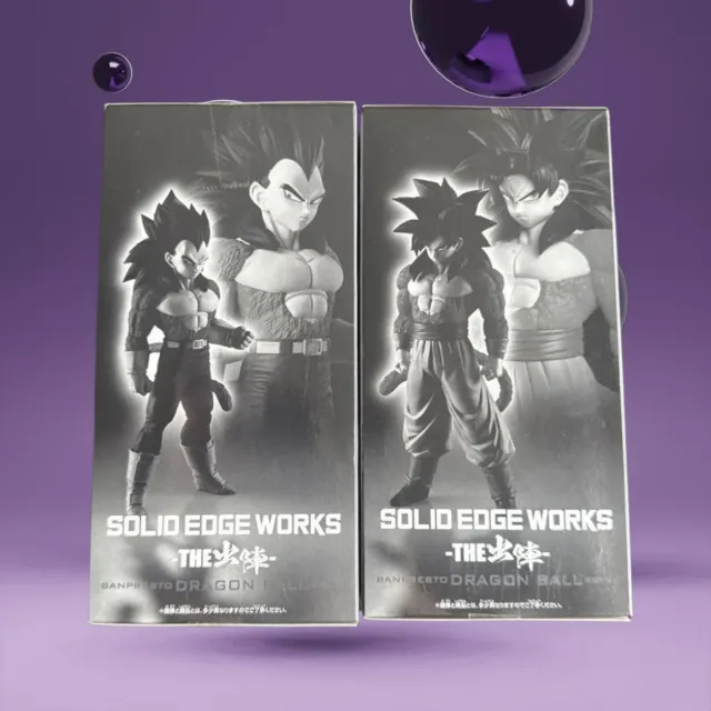 Set Dragon Ball GT Solid Edge Works Goku - Vegeta