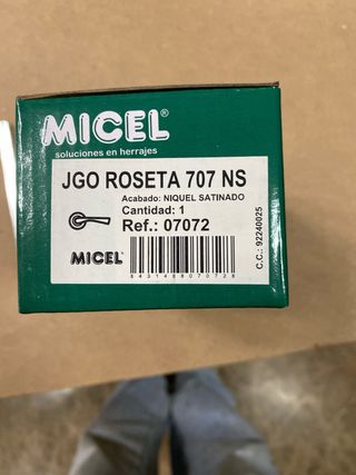 Pack 25 Manivelas MICEL acero inoxidable