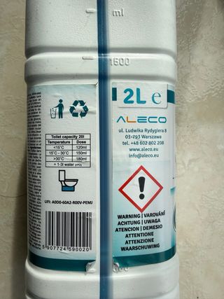 Campi Blue - Líquido WC Caravana (2 botellas)