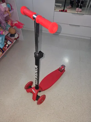 Patinete 3 ruedas rojo