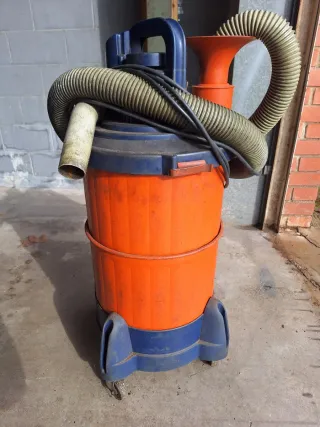 Aspirador Industrial Grizzly Naranja/Azul