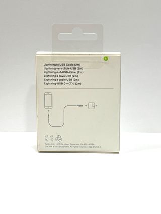 CABLE IPHONE USB A LIGHTNING 2M