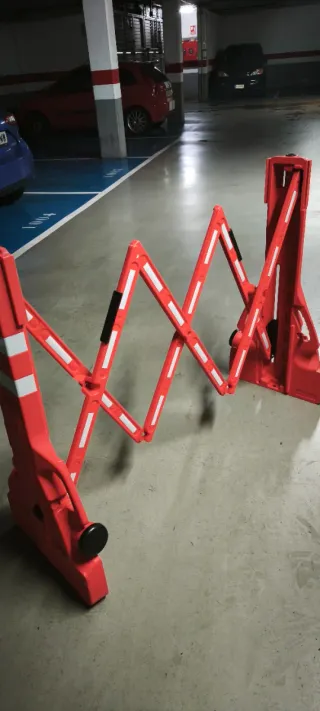 2 Barreras vial extensible plegable