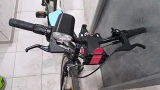 Bicicleta Decathlon con cesta