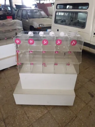 Estantería organizadora acrílica