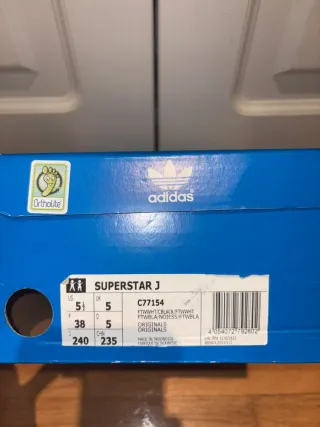 Zapatillas Adidas Superstar Talla 38J