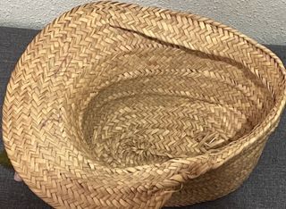 Sombrero Canotier Paja Infantil Flores Rosas