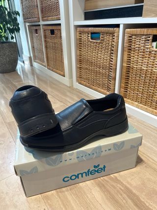 Mocasines Comfeet Piel Negros Nuevos merkal