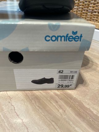 Mocasines Comfeet Piel Negros Nuevos merkal