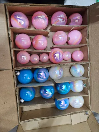 Pack 15 Bolas Navidad Cristal