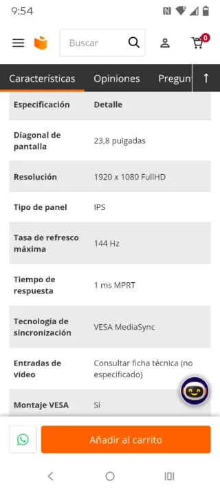 Monitor Lenovo Legion R24s 23.8 FullHD 144Hz IPS