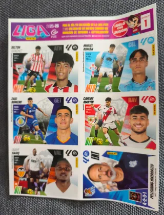 18 Cromos La Liga Este 2025-26 Jugones