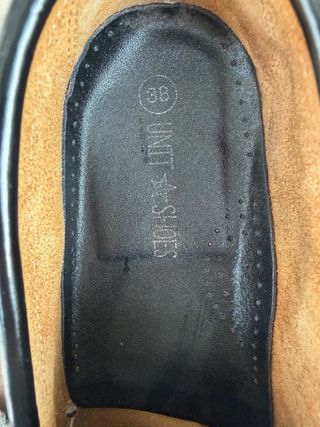 Mocasines Castellanos niño negro talla 38 Unit