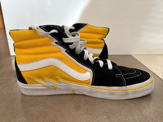 Zapatillas Vans SK8-Hi Negras y Amarillas T44