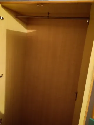 Armario Perchero Ratán con Puertas y Cristal