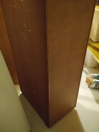 Armario Perchero Ratán con Puertas y Cristal