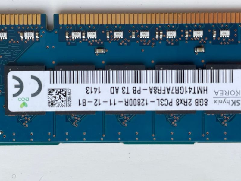2x SK hynix 8GB DDR3 ECC Server RAM afbeelding 3
