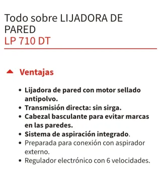 Lijadora de pared y techo Stayer LP710E