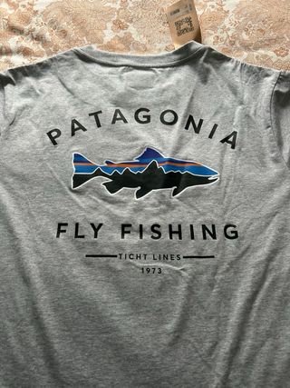 Camiseta Patagonia Gris Talla L