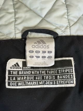 Chaqueta Adidas Clima Proof Vintage Negra y Verde