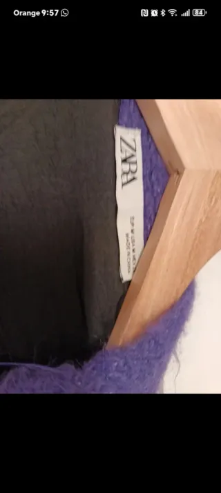 Chaqueta Zara Morada y Roja