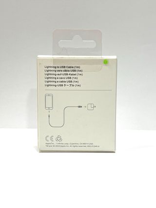 CABLE IPHONE USB A LIGHTNING 1M