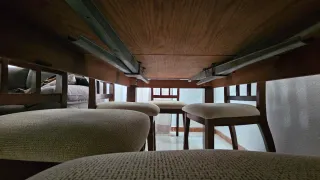 Mesa comedor extensible con 6 sillas