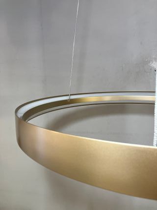 Lampadario Led "anello" D.60 oro