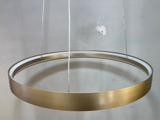 Lampadario Led "anello" D.60 oro