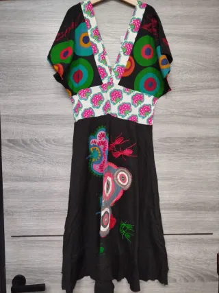 Vestido Desigual Multicolor Talla 36-38