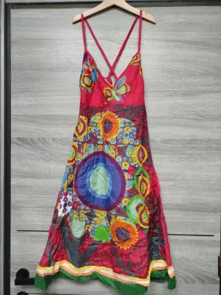 Vestido Desigual Multicolor Talla 36-38