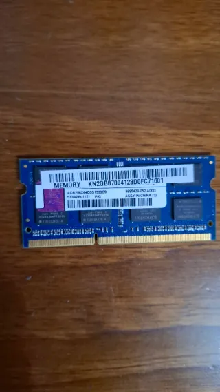 Memoria RAM Kingston 2GB DDR3 1333MHz Portátil