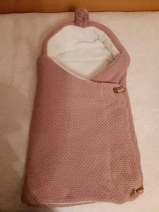 Saco para capazo rosa