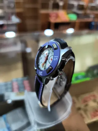 Reloj Calcio Real Madrid Morado Blanco Cronógrafo